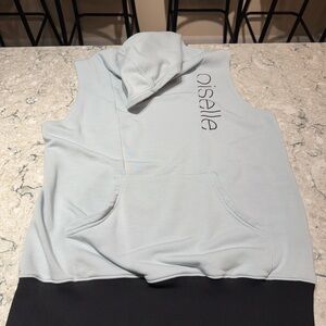 Oiselle white Sleeveless Hoodie
